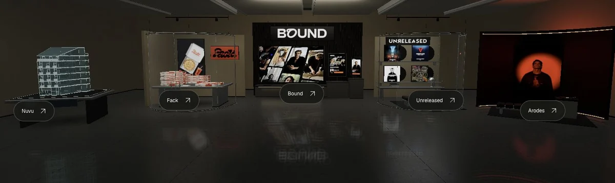 Interactieve showroom van Vetro